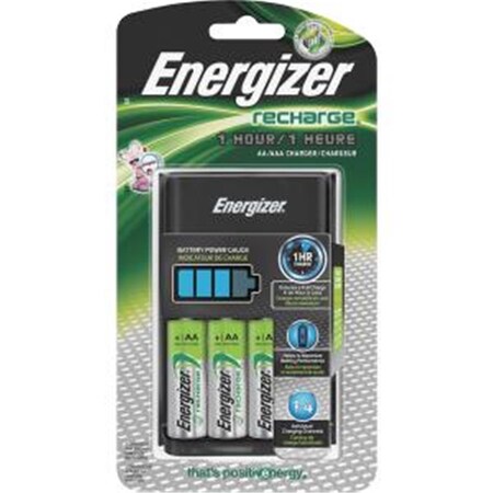 Eveready Eveready EVECH1HRWB4 Recharge Battery Charger with AA & AAA Batteries CH1HRWB4